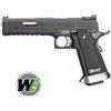 WE Pistola softair HI-CAP 6.0 IREX FORCE nero/gold Green gas WET Custom Blowback nera WE