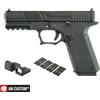 AW CUSTOM Pistola softair scarrellante a gas VX7 MOD.3 MOS stile Glock 17 G17 GBB colore nero marca AW Custom