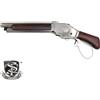 Fucile softair a gas a canna corta M1887 con espulsione bossoli colore silver marca S&T
