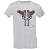 D.Five T-shirt colore grigio con stampa pistole Luger - D.Five (DF5-F61430-4 HG)