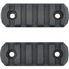 classic army Slitte 20mm in polimero 5 slot nere - 2 pezzi Classic Army (A656P-5)