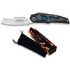 TOKISU Coltellino TOKISU Tactical Black G10 / fibra di carbonio, satinato 18714
