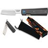 TOKISU Coltellino TOKISU Black G10 lama in acciaio 7Cr17MoV 18536