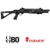 BO Fucile a Pompa a GREEN GAS Fabarm STF12 L full metal black - 3 Canne - BO