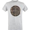D.Five T-shirt in cotone organico colore grigio con stampa break rules - D.Five (DF5-ORG-4 HG)