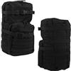 101 INC Zaino combat (back pack) con sistema a molle 101 INC (Nero)