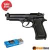 BRUNI Pistola a salve modello Beretta 92FS + 50 colpi