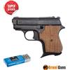 BRUNI Pistola a salve modello 315 Baby calibro 8 mm in legno + 50 colpi