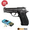 BRUNI Pistola a salve modello Beretta 84 calibro 9 mm + 50 COLPI