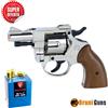 BRUNI Pistola a salve modello Olimpic calibro 380 mm silver + 50 COLPI