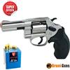BRUNI Pistola a salve modello New 380 mm 4 silver + 50 COLPI