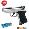 BRUNI Pistola a salve modello New police calibro 8 mm nikel + 50 COLPI