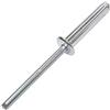 AERZETIX - Set di 100 rivetti ciechi standard Ø5x25mm alluminio/acciaio - DIN 7337 A - rivetto pop a rottura stelo - C48114