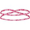 Nike Fixed Lace N.100.2627.613.OS - Fascia per capelli in poliammide, colore rosa attivo/bianco