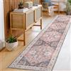 Carvapet Lavabile Tappeto Corridoio 60x300cm Antiscivolo Tappeti Runner Passatoia Lungo Sottile Rosa Tappeti di Zona per Camera da Letto Soggiorno Cucina