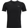 Under Armour T-Shirt HeatGear Uomo Nero