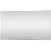 Inbagno Specchio bagno senza cornice a filo lucido, 105x70 cm installazione reversibile, completo di staffe