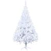 EINFEBEN - Albero di Natale artificiale, 180 cm, resistente PVC, montaggio rapido, con 650 rami, bianco