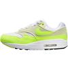 Nike Air Max 1, Scarpe da Ginnastica Donna, White/Volt-Sea Glass-Black, 40.5 EU