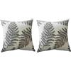 Anybird 2 Pezzi Federe Copricuscini 45 x 45 cm, Federa per Cuscino Decorazioni in Lino con Cerniera Invisibile, Fodere Cuscini per Divano, Sofà, Interni ed Esterni. (Dark Grey, 45x45 cm)