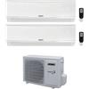 Aermec Climatizzatore Dual Split SPG 9+18 con MPG630 R-32 Inverter Wi-Fi Optional Classe A++ ,