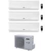 Aermec Climatizzatore Trial Split SPG 9+9+12 con MPG630 R-32 Inverter Wi-Fi Optional Classe A++ ,