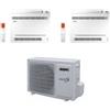 Aermec Climatizzatore Dual Split CKG a Console 12+18 con MPG630 R-32 Inverter Wi-Fi Incluso Classe A++ ,