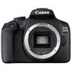 CANON - EOS 2000D Nero Body Sensore CMOS 24.1Mpx Display Touch 3' orientabile Filmati Full HD Wi-Fi