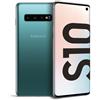 SAMSUNG - Galaxy S10 Verde 128Gb Dual Sim Display 6,1' Quad HD+ Octa Core Ram 8GB Slot Micro SD Wi-Fi +4G Fotocamera 12Mpx Android - Italia