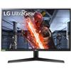 LG - Monitor 27' LED IPS Gaming 27GN800-B. AEU 2560x1440 QHD Tempo di Risposta 1ms Frequennza di Aggiornamento 144 (Hz)