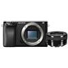 SONY SPEDIZIONE GRATUITA - SONY - Kit Fotocamera Digitale Mirrorless Alpha 6100 Nero Sensore CMOS 24,2 Mpx 4K + Obiettivo Intercambiabile SELP 16-50mm