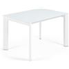 Kave Home - Tavolo Allungabile Axis, Bianco - 120 (180) x80 Cm