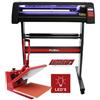 MonsterShop - Plotter Per Taglio Vinile - Led - 720 & Pressa A Caldo - 38x38