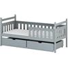 AKL Furniture - Letto Per Bambini Singolo 200x80x85 Cm