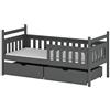 AKL Furniture - Letto Per Bambini Singolo 200x80x85 Cm