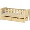 AKL Furniture - Letto Per Bambini Singolo 200x80x75 Cm