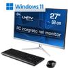 CSL COMPUTER - Pc All in One CSL Unity F27W-JLS Monitor 27' Full HD Intel® Celeron® N5100 QuadCore 2.8 GHz Ram 16 GB SSD 1 TB Intel® UHD Graphics 2 x - SPEDIZIONE GRATUITA