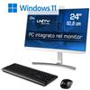 CSL COMPUTER - All-In-One Unity U24B-AMD Monitor 24' Full HD AMD Ryzen 5-5600G Ram 16 GB SSD 1000GB AMD Radeon Vega7 7*USB 3.2 Windows 11 Home