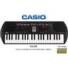 Casio SA81 NUOVA Tastiera Scolastica 44 Mini Tasti Nera con 6 pile omaggio SA 81