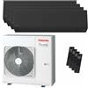 Toshiba Condizionatore Toshiba SHORAI Edge Black quadri split 5000+5000+5000+9000 BTU inverter A++ wifi unità esterna 8 kW codice prodotto RAS-4M27G3AVG-E/RAS-M05G3KVSGB-E_3/RAS-B10G3KVSGB-E_1