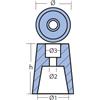 TECNOSEAL FOUNDRY SRL RICAMBIO OGIVA A100 Ogive radice coniche