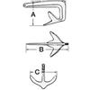 NAUTICA DDR SRL ANCORA T.BRUCE INOX KG.5 Ancore Tipo Bruce Inox 316