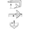 NAUTICA DDR SRL ANCORA BRUCE KG.30 ACCIAIO FUSO Ancore Tipo Bruce