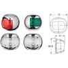 NAUTICA DDR SRL LUCE DI VIA COMPACT 12MT INOX VERDE Luci di via Compact 12 inox316