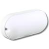JANDEI - Lampada da parete, lampada di sicurezza ovale da incasso, 1000lm 100W Equiv. 6000K Bianco Freddo, Impermeabile per Interni, Esterni, Bagno, Soffitto, Scala, Garage, Portico