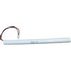EL.MO Pacco Batteria per lampade d'emergenza Ni-Cd 9,6V 1600mAh, 8 x Size SC Alta Temperatura