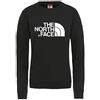 The North Face W Drew Peak Crew-Eu Felpa, Donna, Tnf Black, L