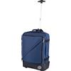 Cabin Max Greenwich Hybrid Trolley Zaino, Blu Atlantico., 55 x 40 x 20 cm, Zaino trolley ibrido