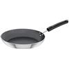 Tramontina 20892/024 - Padella professionale in alluminio con rivestimento antiaderente, 24 cm, colore: Nero