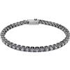 SWAROVSKI BRACCIALE MATRIX TENNIS TAGLIO ROUND RUTENIO M SWAROVSKI